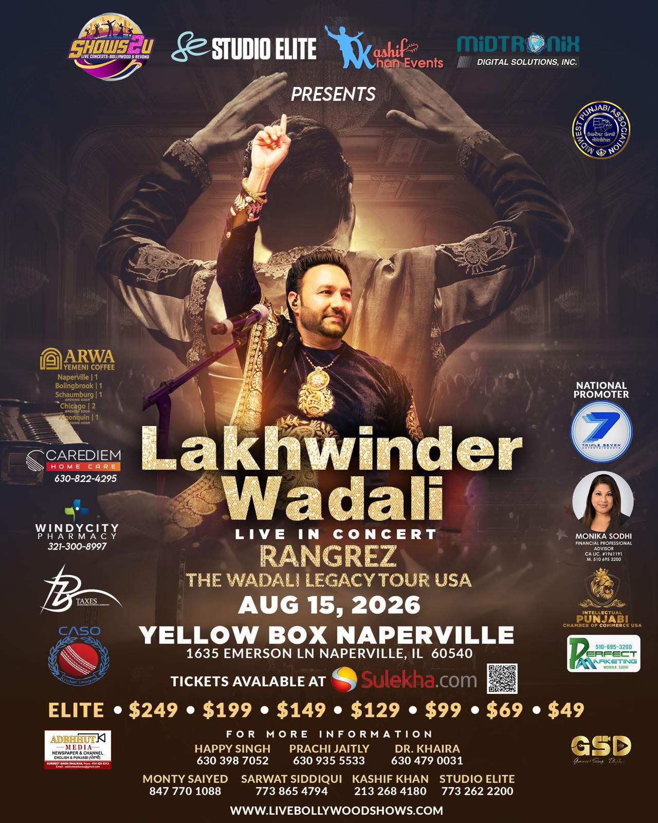 Lakhwinder Wadali Live In Concert - Chicago