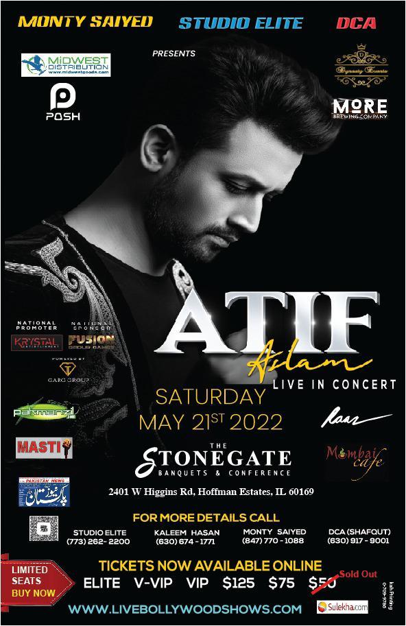 Atif Aslam Hoffman Estates